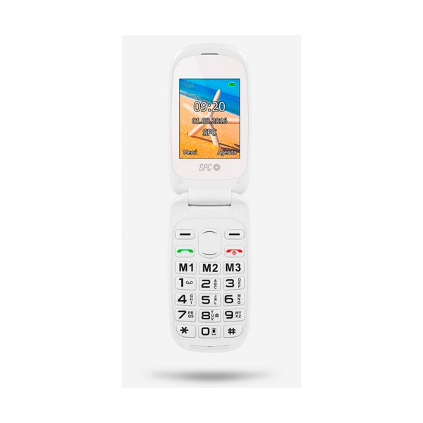 Spc 2304b harmony telefono movil bt fm + dock blan