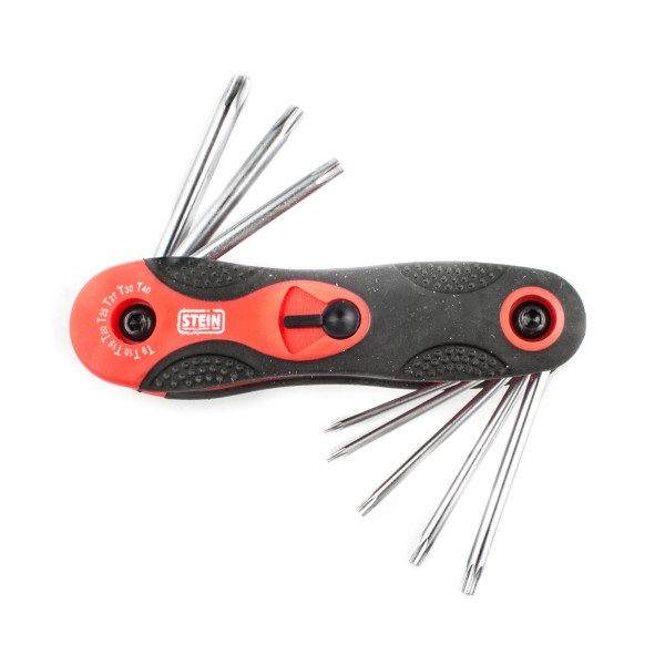 Llave torx navaja cr-v.c/ag. 8pc.