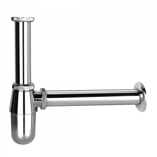 Sifon visto lavabo 1-1/4x32mm.cromo red.