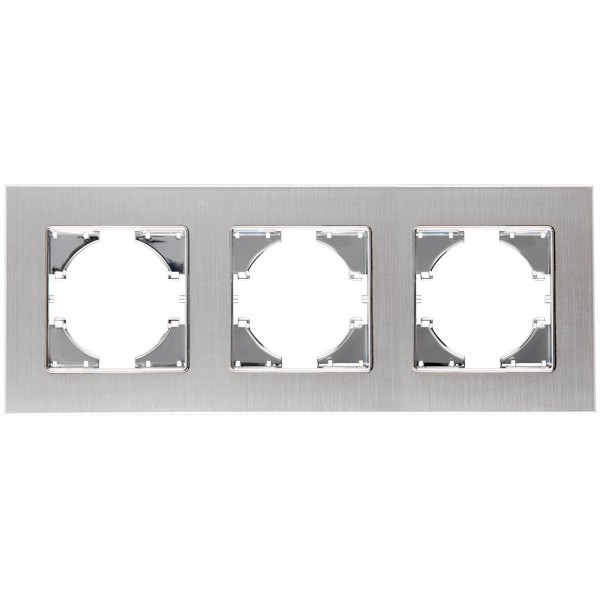S-empot.aluminio plata marco 3elem.hori