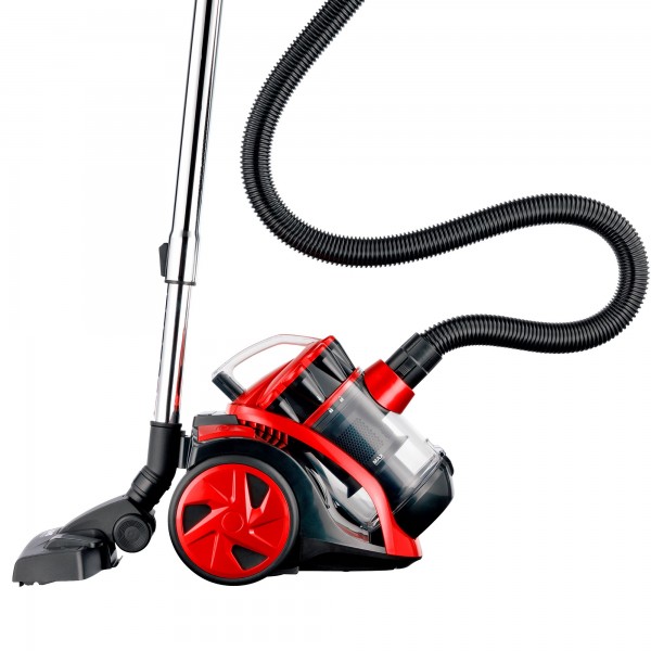 Aspirador s/bolsa kuken 800w rojo