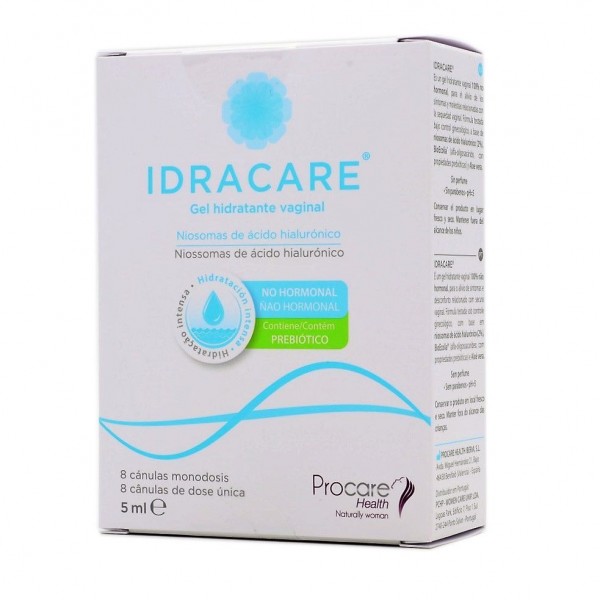 Idracare Gel Hidratante Vaginal 8 Canulas Monodosis