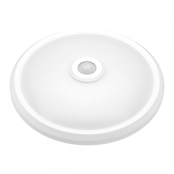 Aplique led sensor+emergencia ip20 16w.n