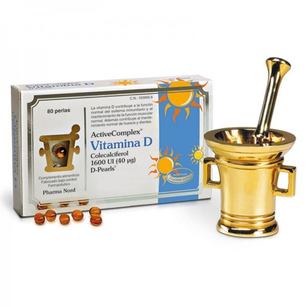 Activecomplex Vitamina D 1600ui 80 Perlas