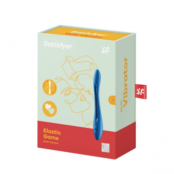 Satisfyer elastic game vibrador azul 1un