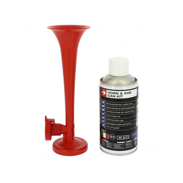 Bocina Portátil Tipo Náutico Gas 500Hz 110DB Muy Potente