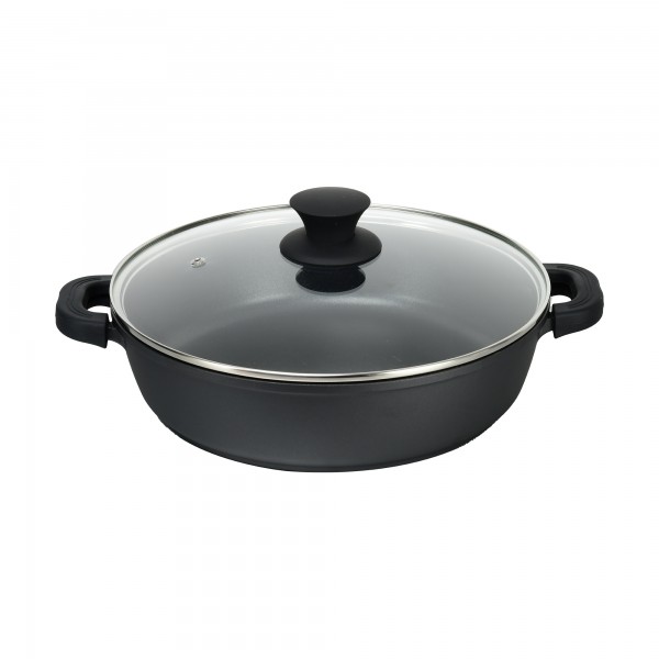 Cacerola al.fund.black baja xylan 24cm