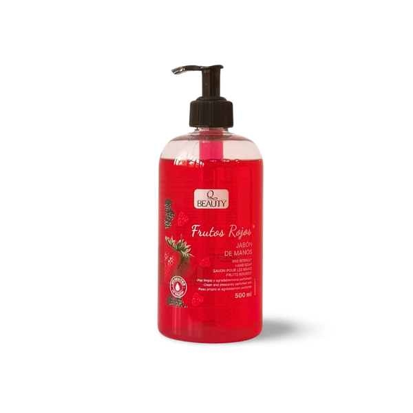 Q Beauty jabón de manos Frutos Rojos 500 ml