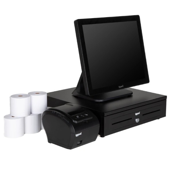 Iggual pack completo tpv 17 n100 tp8002 iron-hd