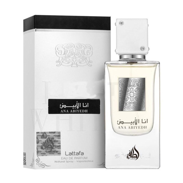 Lattafa ana abiyedh i am white eau de parfum 60ml vaporizador