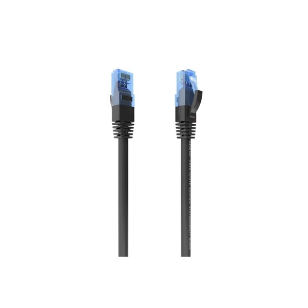 Aisens cable rj45 cat.6 utp awg26 cca negro 0.5m
