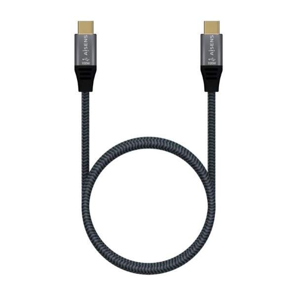 Aisens cable usb3.2 gen2x2 5a e-mark cm-cm gris 2m