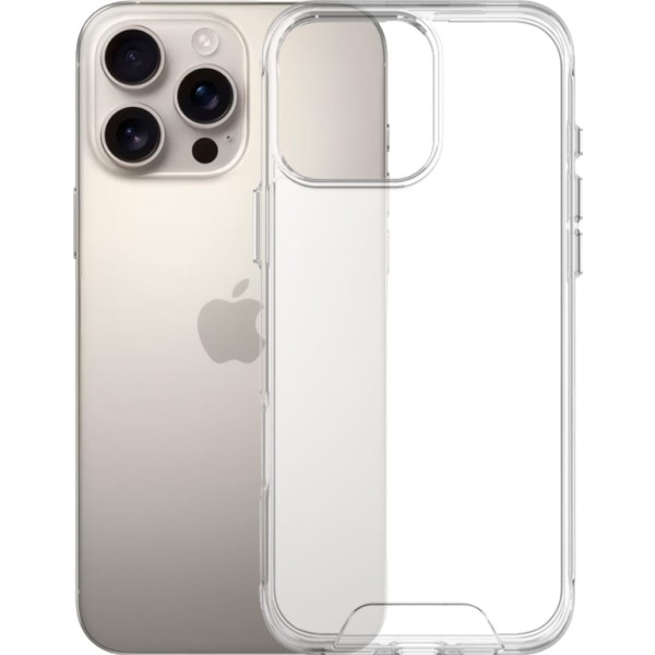 Jc trasera de silicona transparente / apple iphone 16 prox max