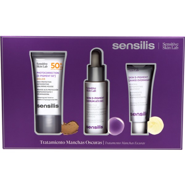Sensilis Photocorrection Color 15ml + Skin D-pigment Serum 30ml + Skin D-pigment Aha10 15ml Promo 