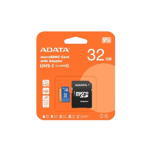 Adata microsdhc 32gb uhs-i class10 c/adapt