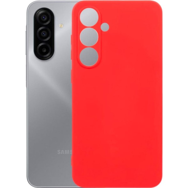 Jc funda trasera de silicona en color rojo / samsung galaxy a17