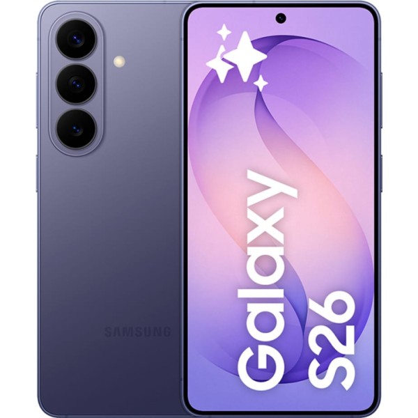 Samsung galaxy s26 cobalt violet / 12gb+512gb / 6.3" dynamic amoled 120hz fhd+