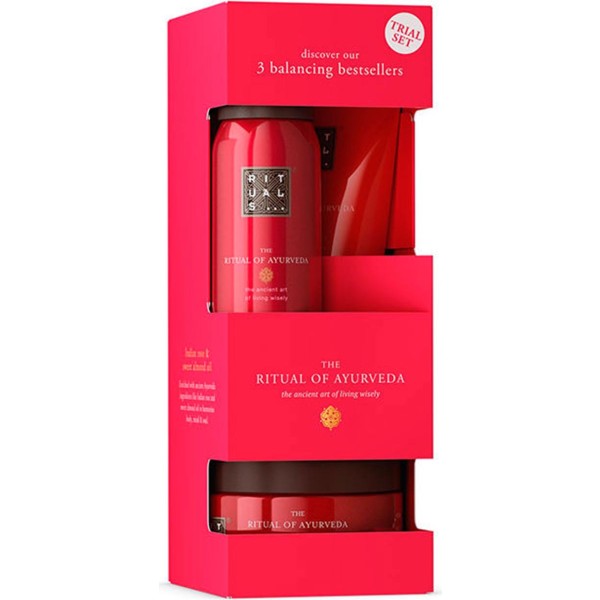 Rituals the ritual of ayurveda tratamiento 1un + crema corporal 1u + exfoliante corporal 1u + espuma de baño 1u